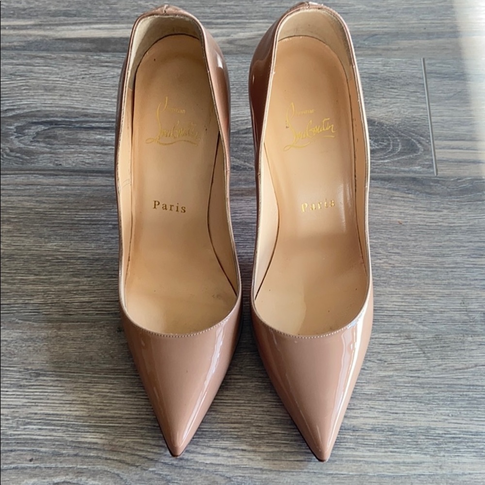 Christian Louboutin So Kate Nude Heels